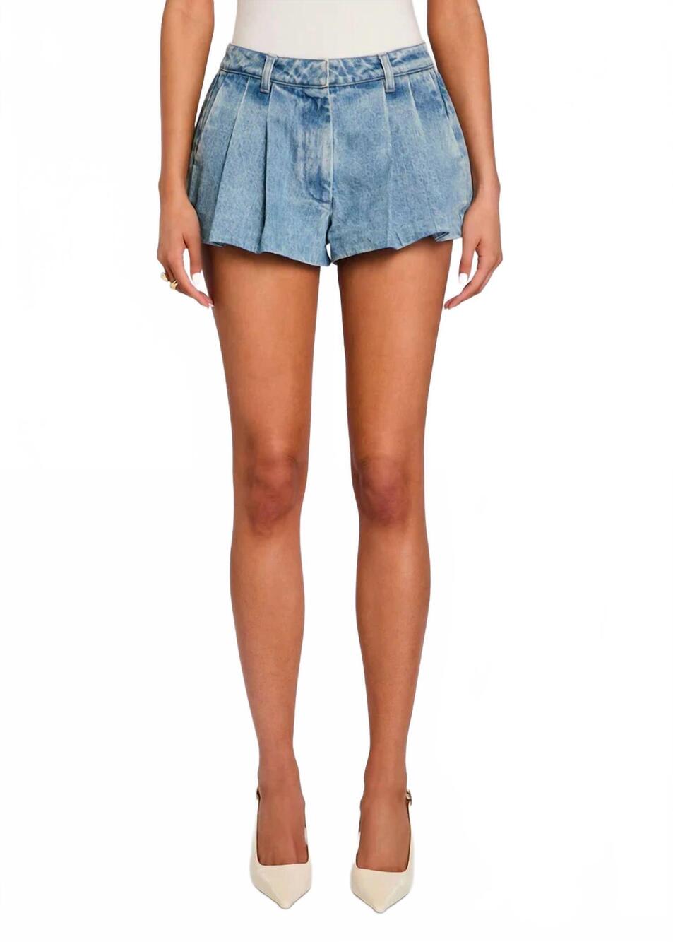 NEW RETROFETE zayna denim short in zermatt